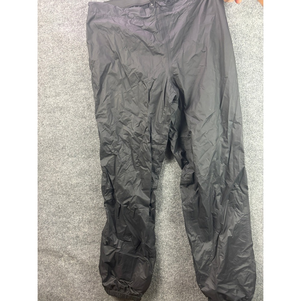 Patagonia Rain Pants Mens XL Black Mesh Lined Ripstop‎ Nylon Outdoor Hiking